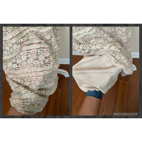 CYNTHIA ROWLEY Woman’s Laced Maxi Spaghetti Strap Dress size 6 - Picture 8 of 12